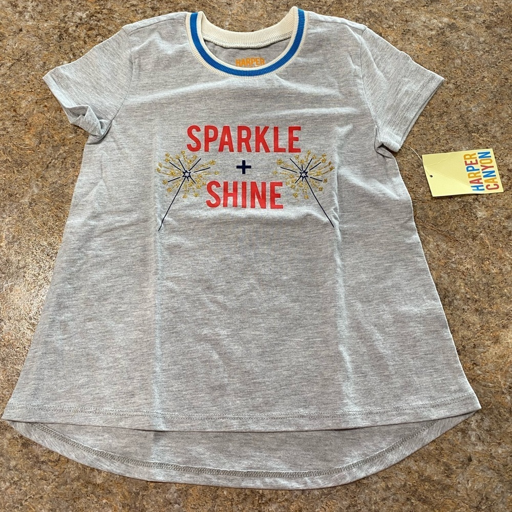 New Girls Patriotic Shirt